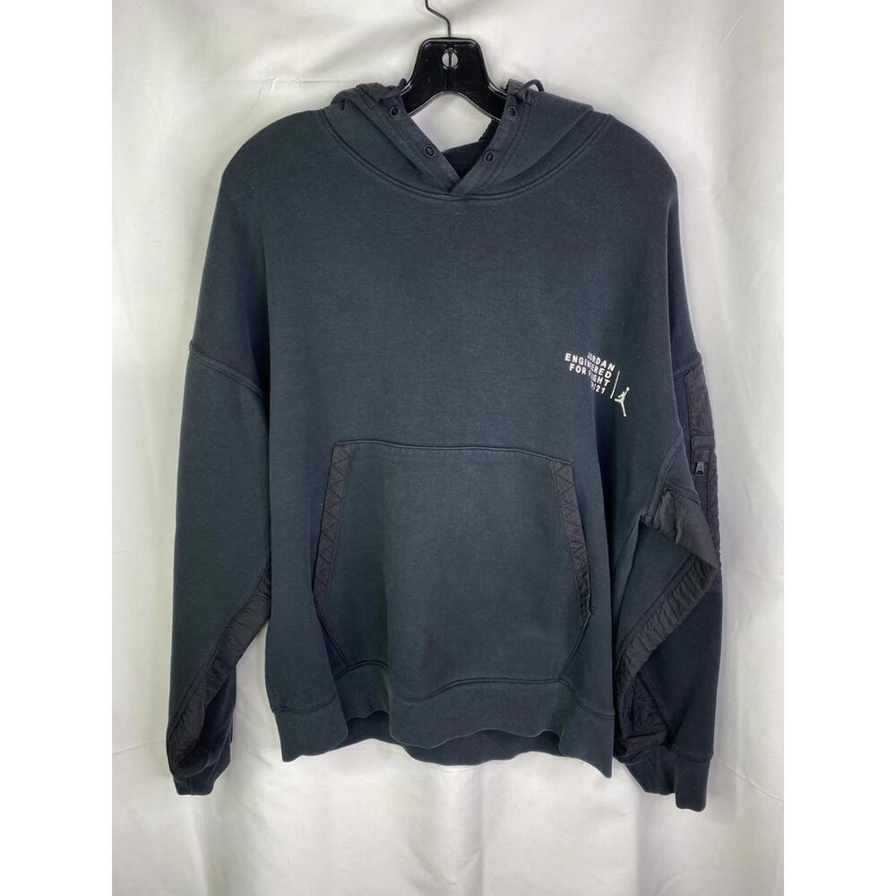 Nike Air Jordan 23 Engineered Pullover Hoodie Black Size L Jumpman